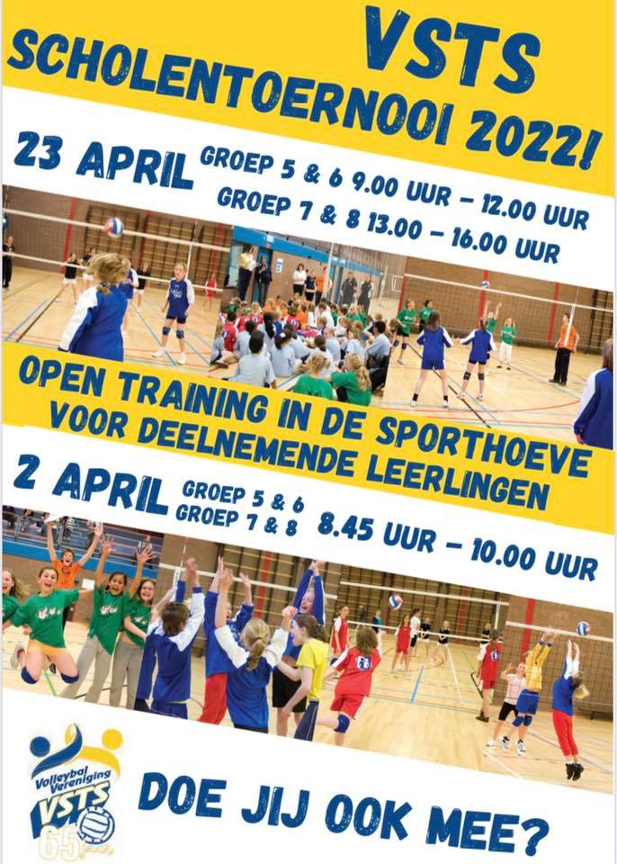 VSTS organiseert na vier jaar weer een scholentoernooi!
